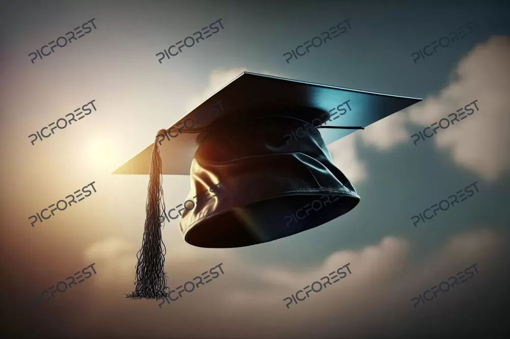 دانلود عکس کلاه فارغ التحصیلی مشکی